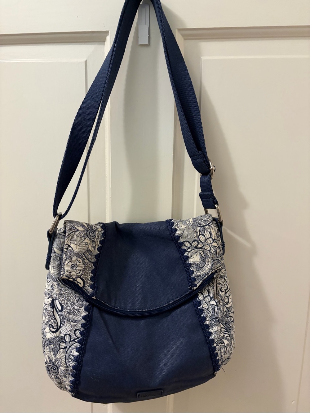 Sakroots Navy Crossbody Bag